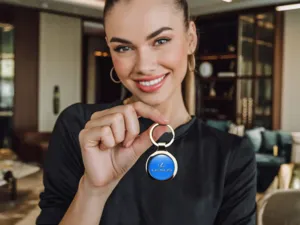 Lexus Portachiavi Donna Acciaio Inox Stile Minimal